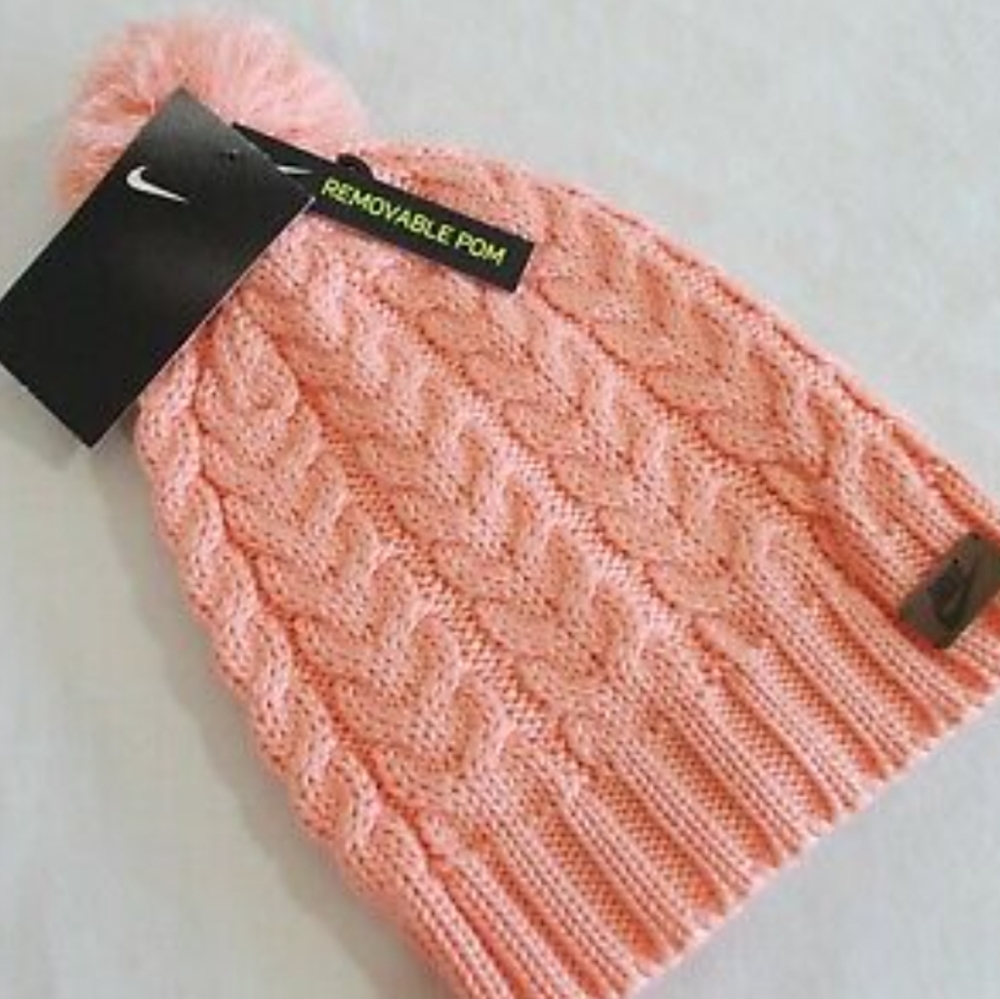 HOST PICK Nike Pink Knit Winter Hat